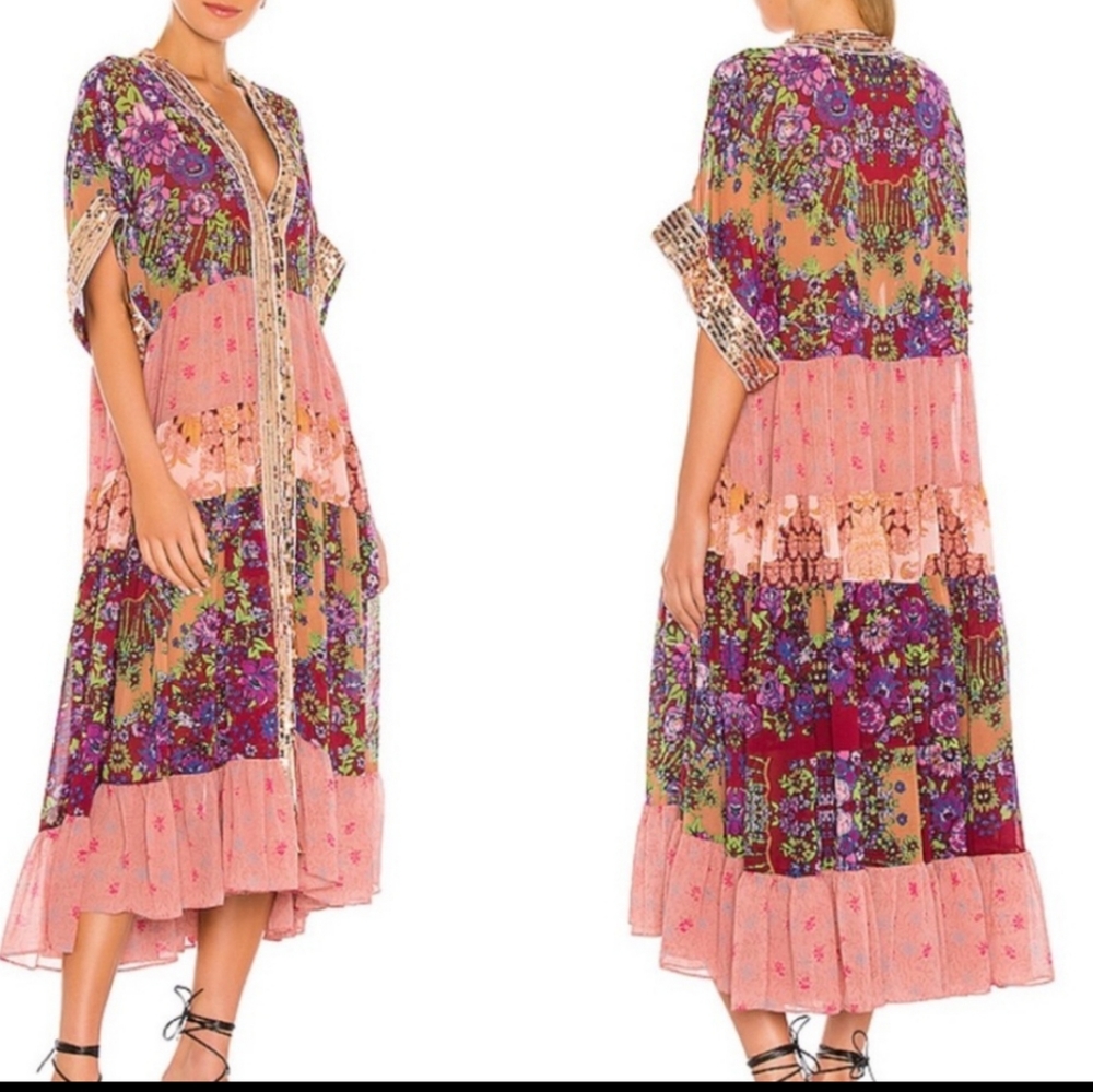 Free People One Fine Day Maxi Top Size Medium NWT